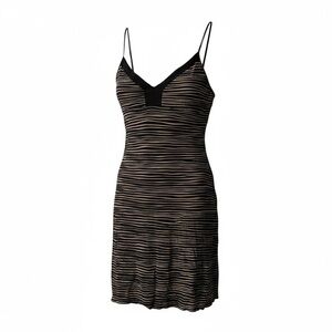 TART Size L Black Tan Jersey Sleep Dress Nightgown Nightie R $38